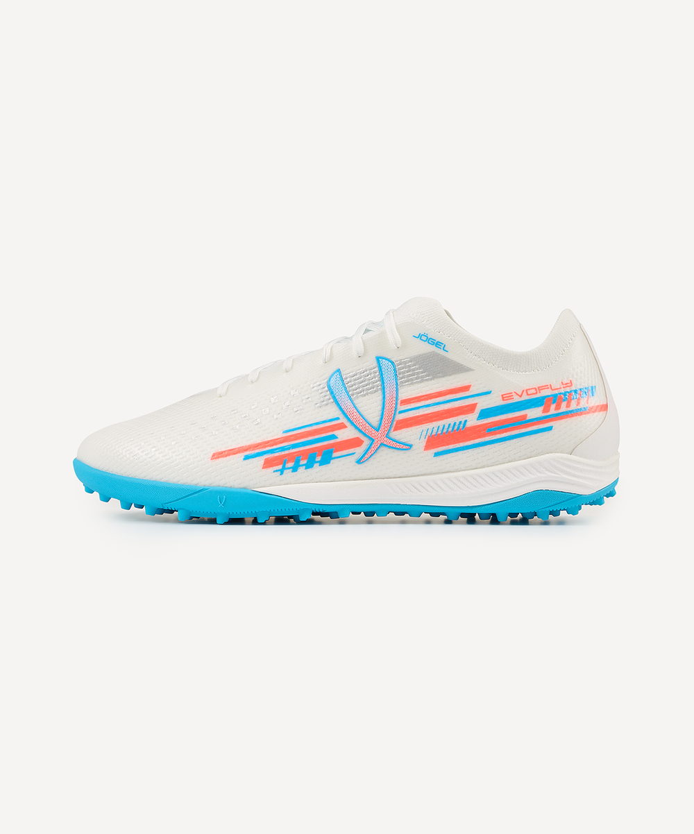 Бутсы многошиповые Evofly TF PRO White/blue