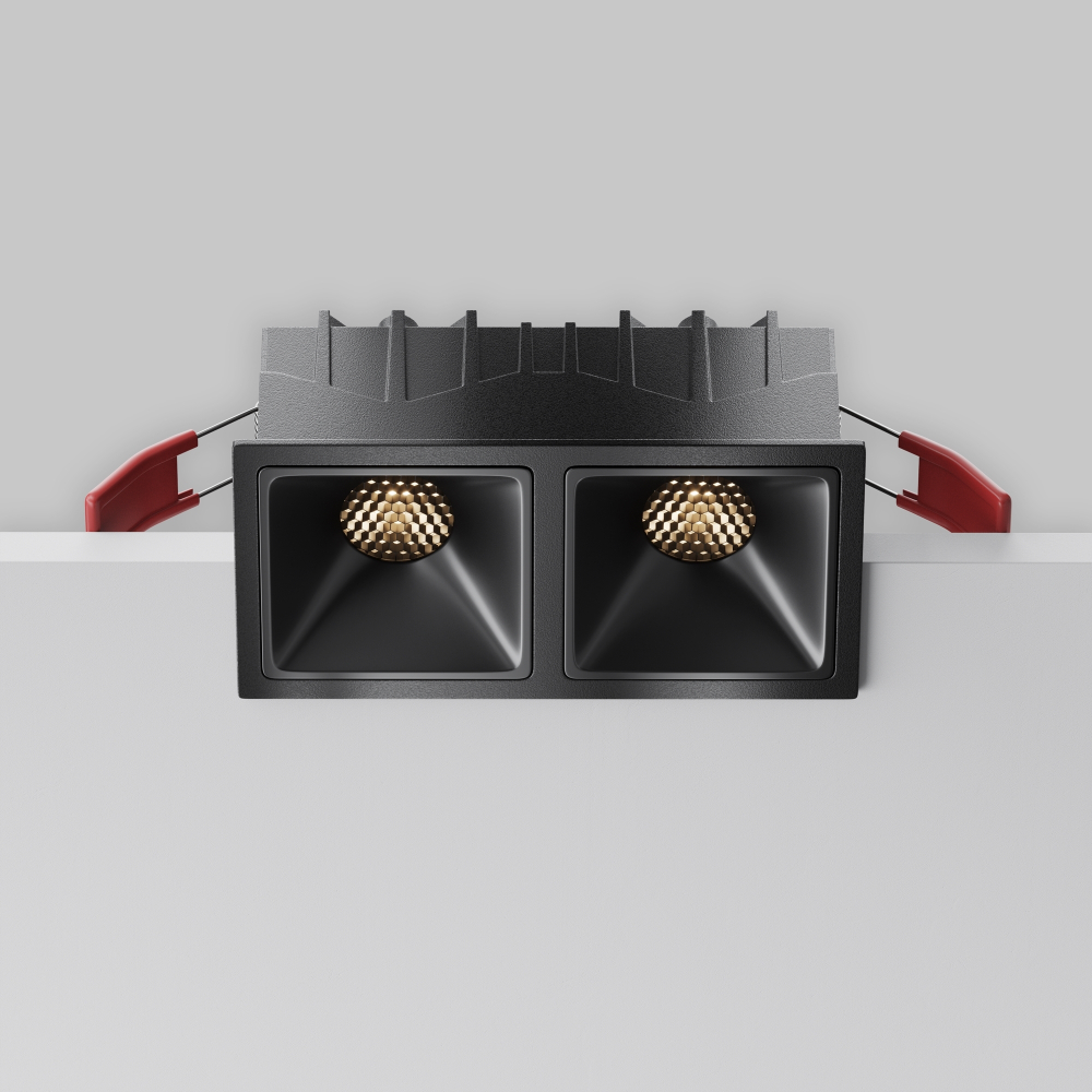 Встраиваемый светодиодный светильник Maytoni Alfa LED DL043-02-10W3K-SQ-B-1