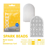 Карманный мастурбатор Spark Beads (Цвет: прозрачный)