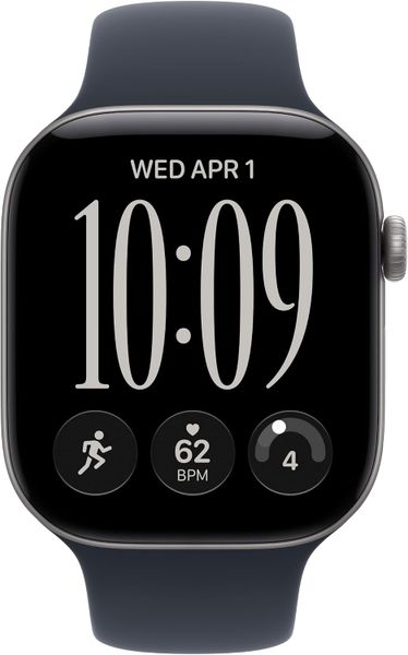 Умные часы Apple Watch Series 12 46 мм Space Gray Aluminum Case with Sport Band (S/M) Синий | Blue