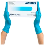 Перчатки Смотровые Нитрил нестер. NitriMAX неопудр. текстур. Голубые эластичные р.L (50пар/уп)