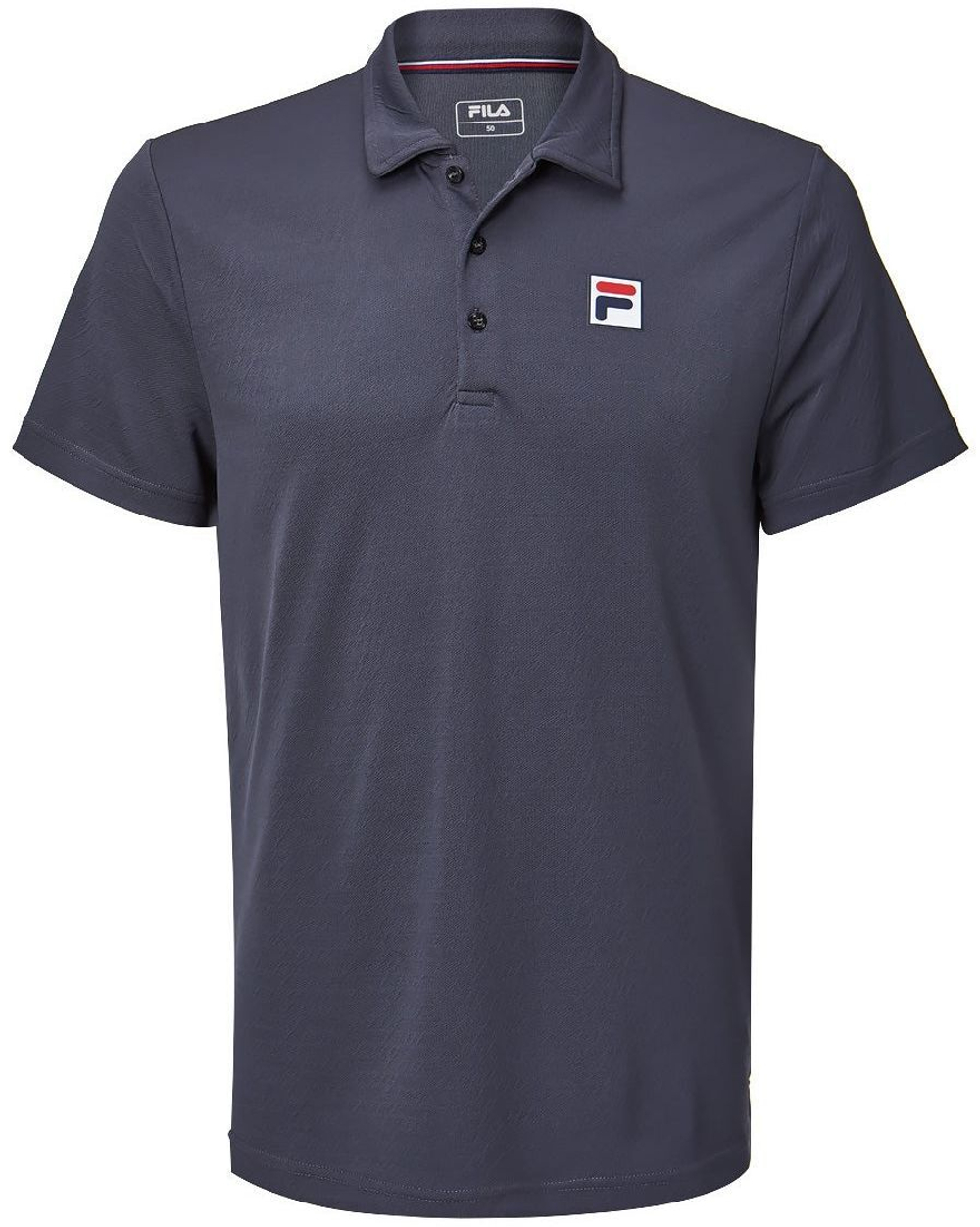Мужское теннисное поло Fila Polo Maurice M - black melange