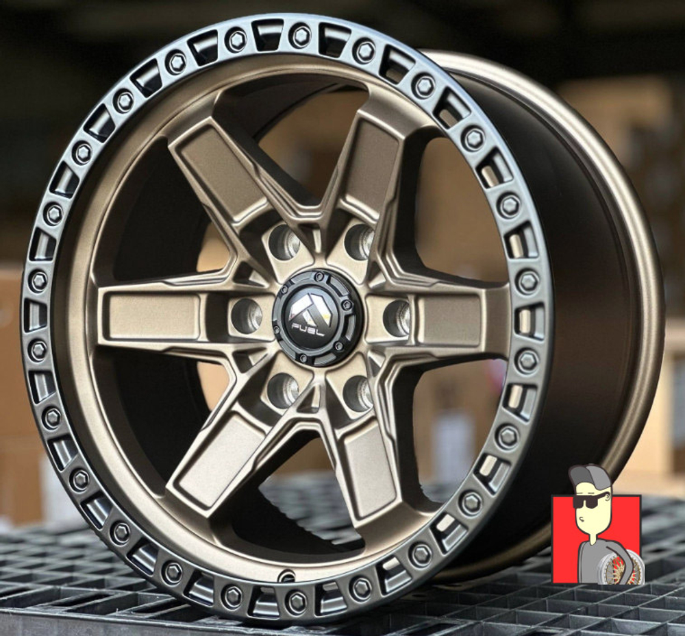 Комплект дисков Fuel Off Road 17x9 et-12 6x139.7