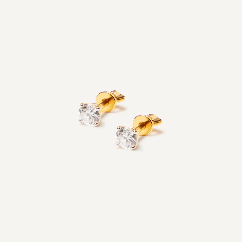 Серьги Классические, Размер 3.75, Золото