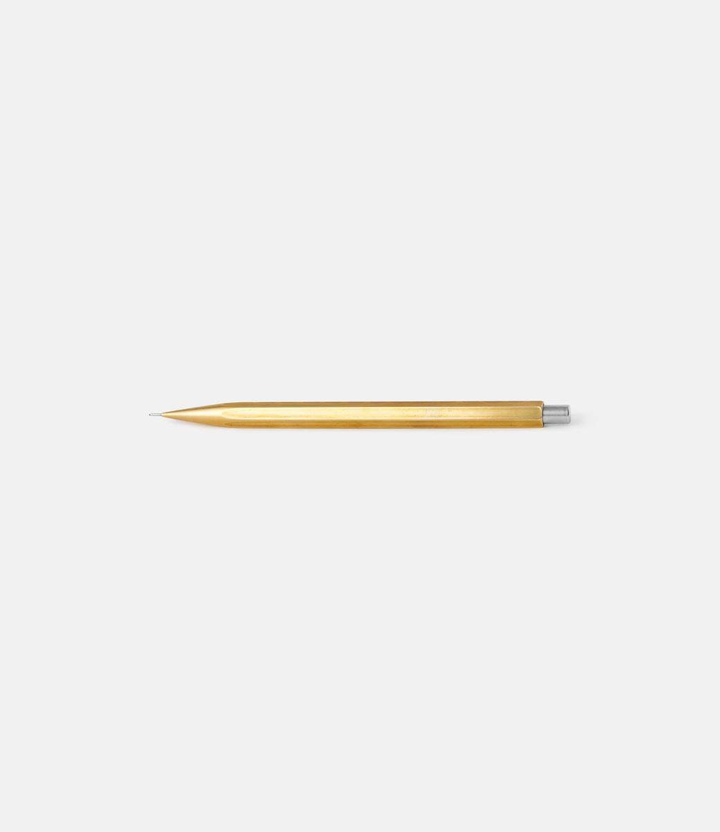 Nicholas Hemingway Brass Hex Mechanical Pencil — механический карандаш из латуни