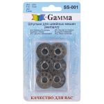 Шпули для шв.маш. металл, 6 шт, в блистере, Gamma SS-001