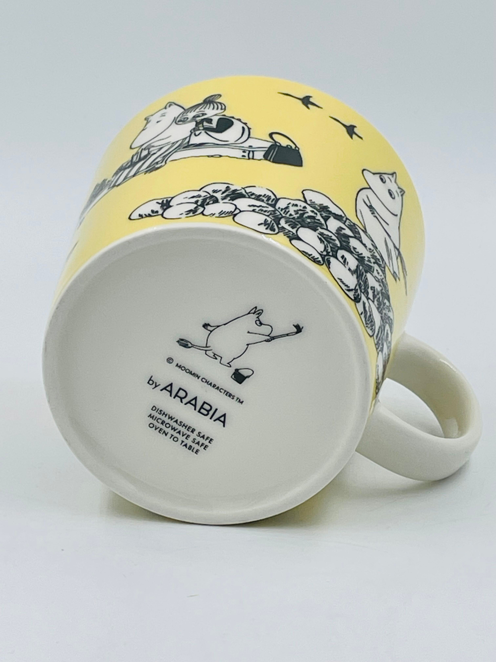 Moomin Кружка Arabia Muumi muki, keltainen, желтая, 400 мл (Из Финляндии)