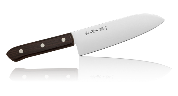 Цена наНож Сантоку Tojiro, TJ-50, сталь 420J2, коричневый