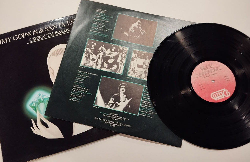 Винтажная виниловая пластинка LP Jimmy Goings and Santa Esmeralda Green Talisman (Italy 1982)