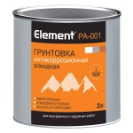 Грунтовка Alpa Element PA-001 антикоррозионная алкидная сверхпрочная белая 2л
