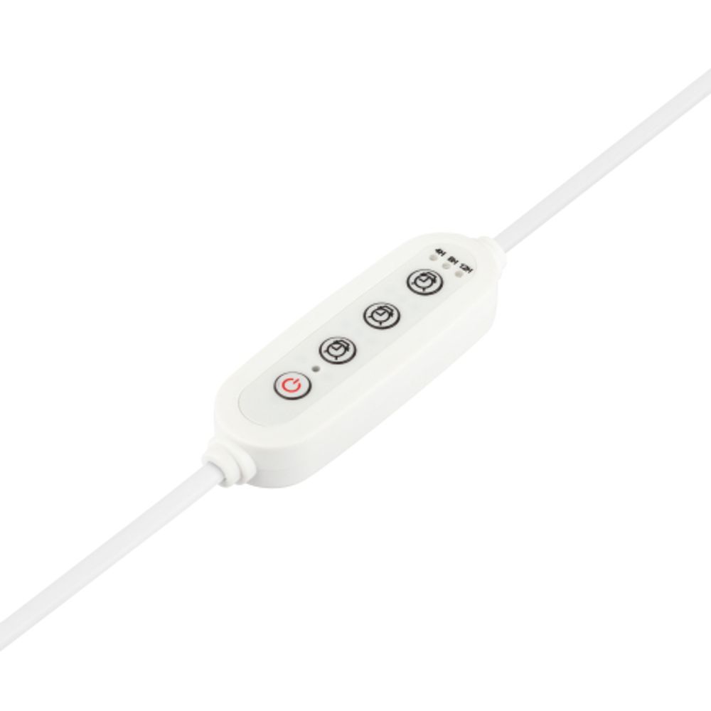 Разветвитель сетевой для линейных светильников ЭРА 4х IEC C5 3pin+timer на 4 точки с таймером 4, 8, 12H 2 м | Аксессуары для фито светильников