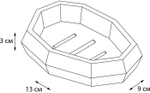 "FLAT" Мыльница FX-290-4