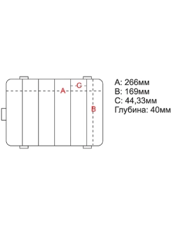 Коробочка H-407 273x176х45мм