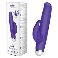 Фиолетовый вибратор-кролик 13,9см The Rabbit Company Mini Rabbit TRC-023PUR