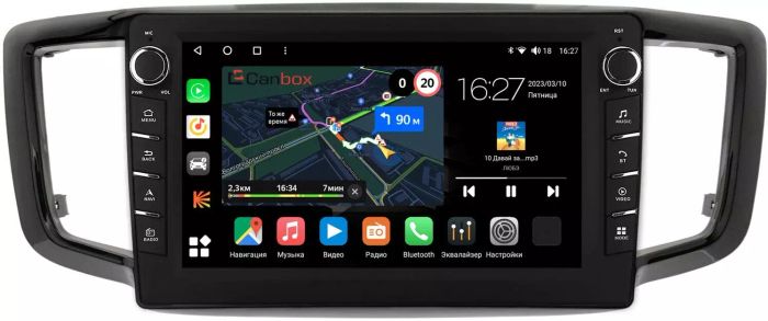 Магнитола для Honda Odyssey 5 2017-2020 - Canbox 10-1100 Android 10, Быстрая, CarPlay, 4G SIM-слот