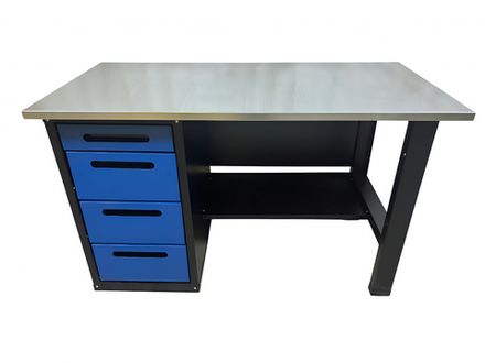 Цена на Great Wolf (GWT-V1400BL) Верстак инструментальный, 4 ящика, 1400x700