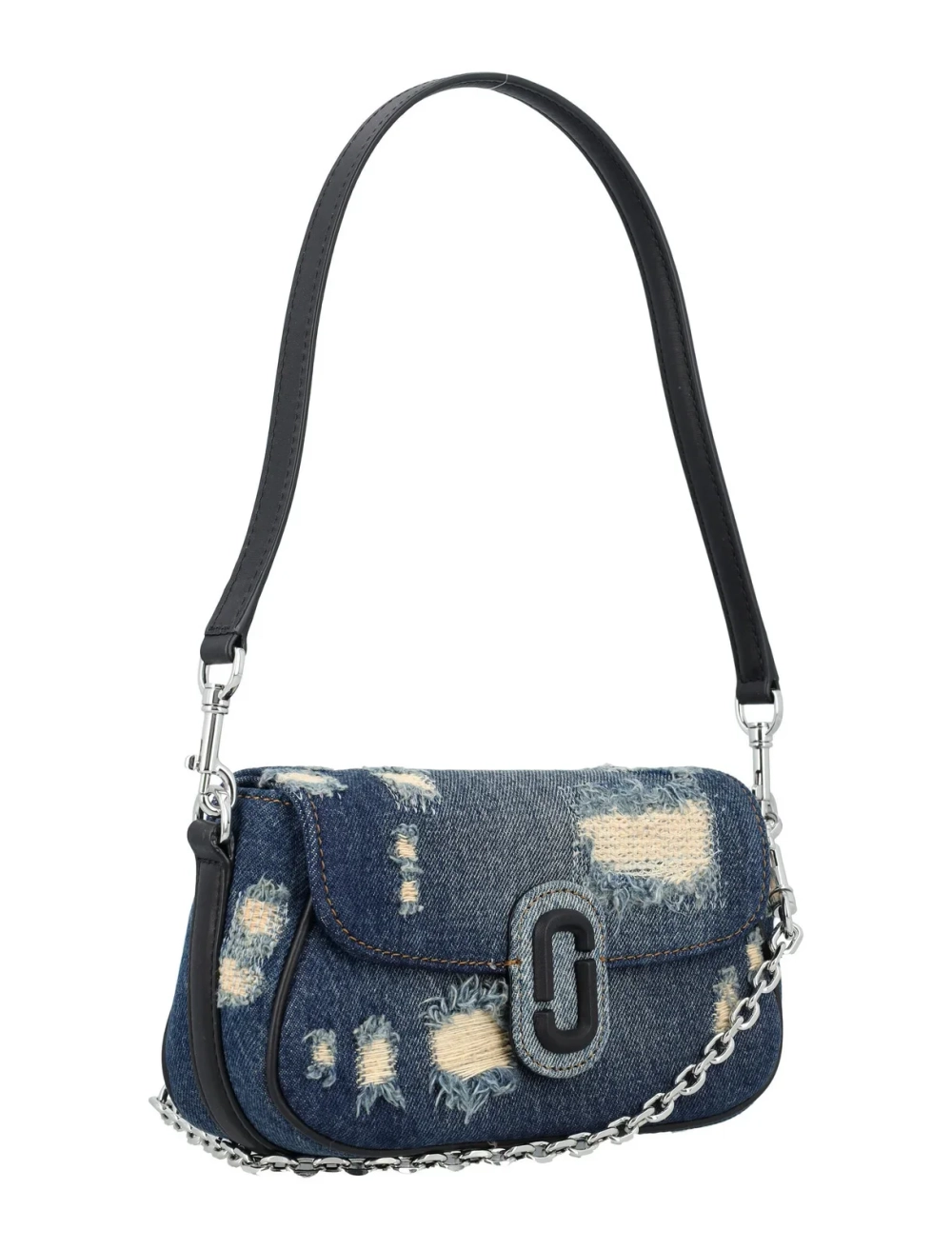 СУМКА MARC JACOBS THE RIP AND REPAIR DENIM CLOVER SHOULDER BAG