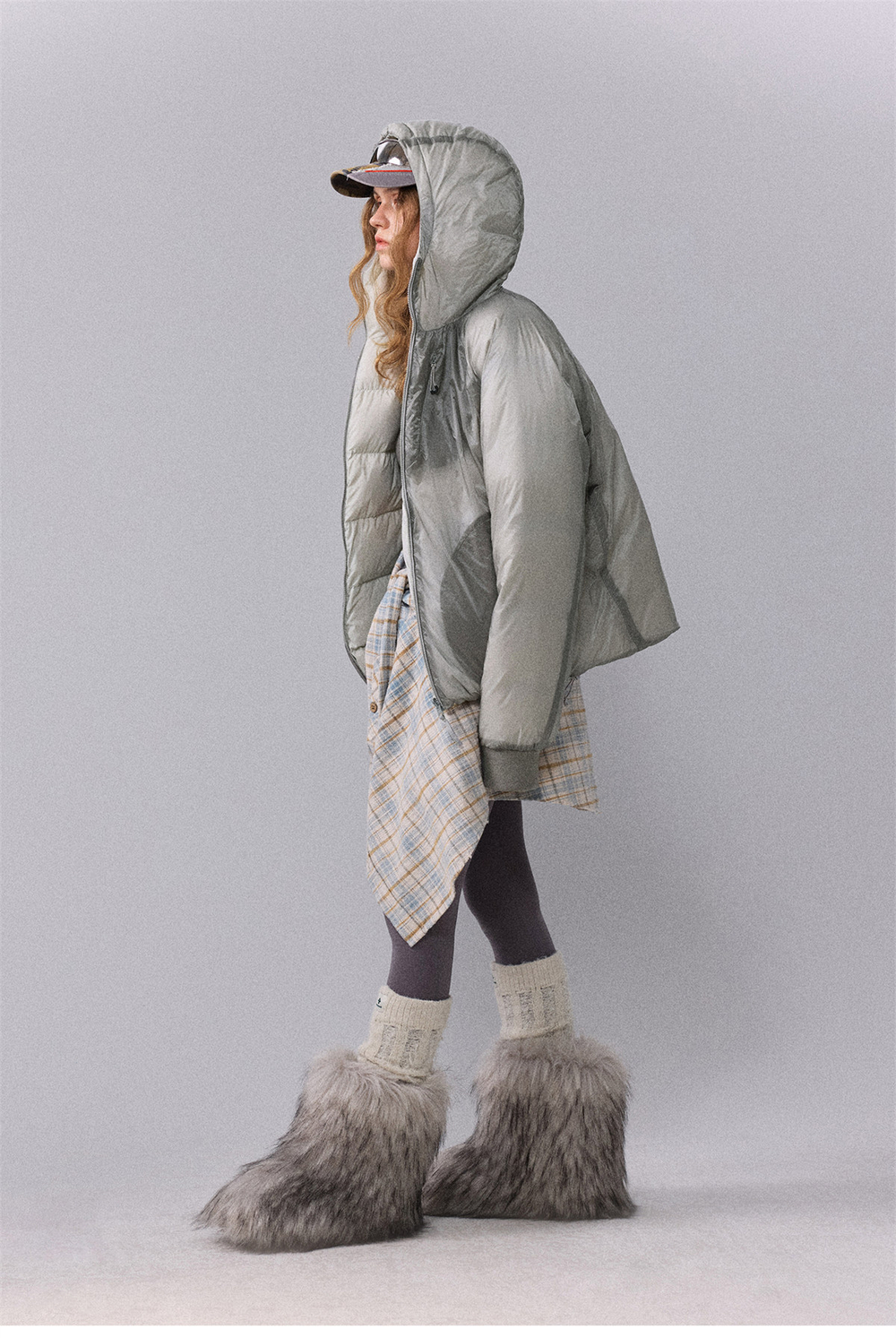 WMNS Куртка Nothomme Monterest Double Face серый