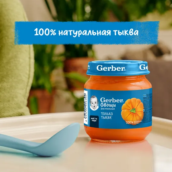 Пюре Gerber Тыква с 5 мес 125 г