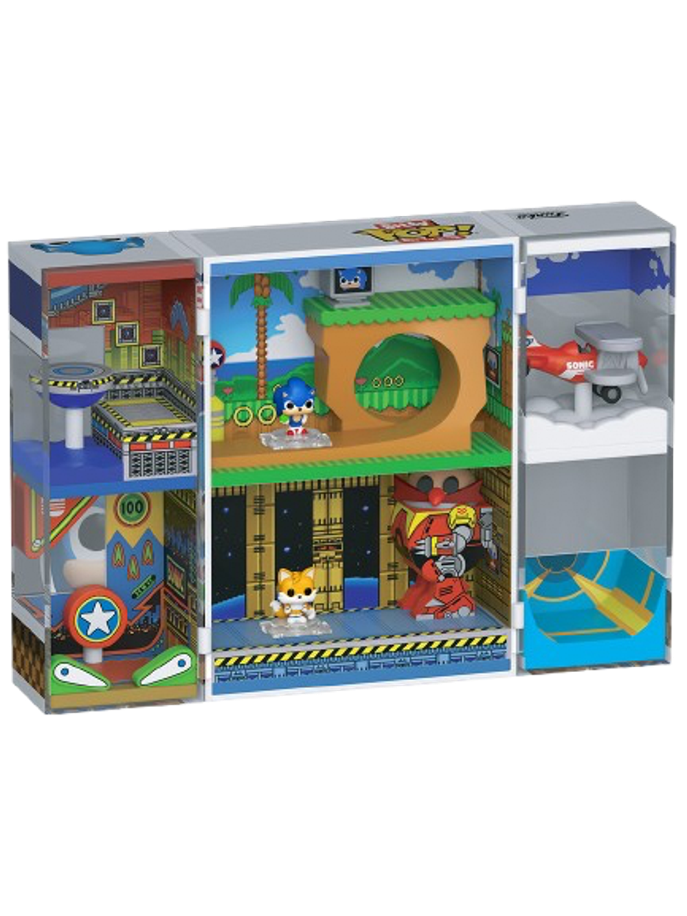 Набор Funko Bitty POP! Bitty Box Sonic the Hedgehog Sonic 2 Diorama Set+Sonic+Tails