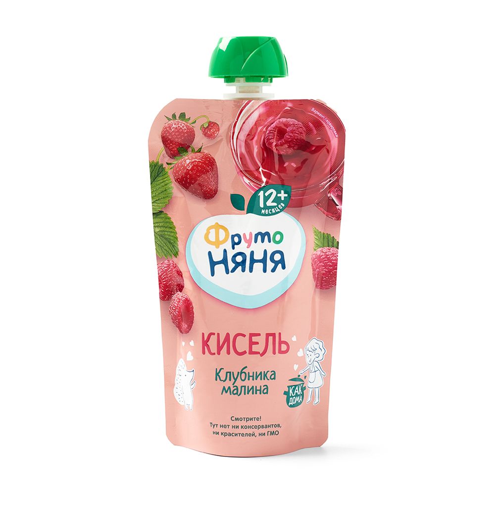 «Ф-Н» 130 г кисель из ягод «Клубника и малина» (12 шт)