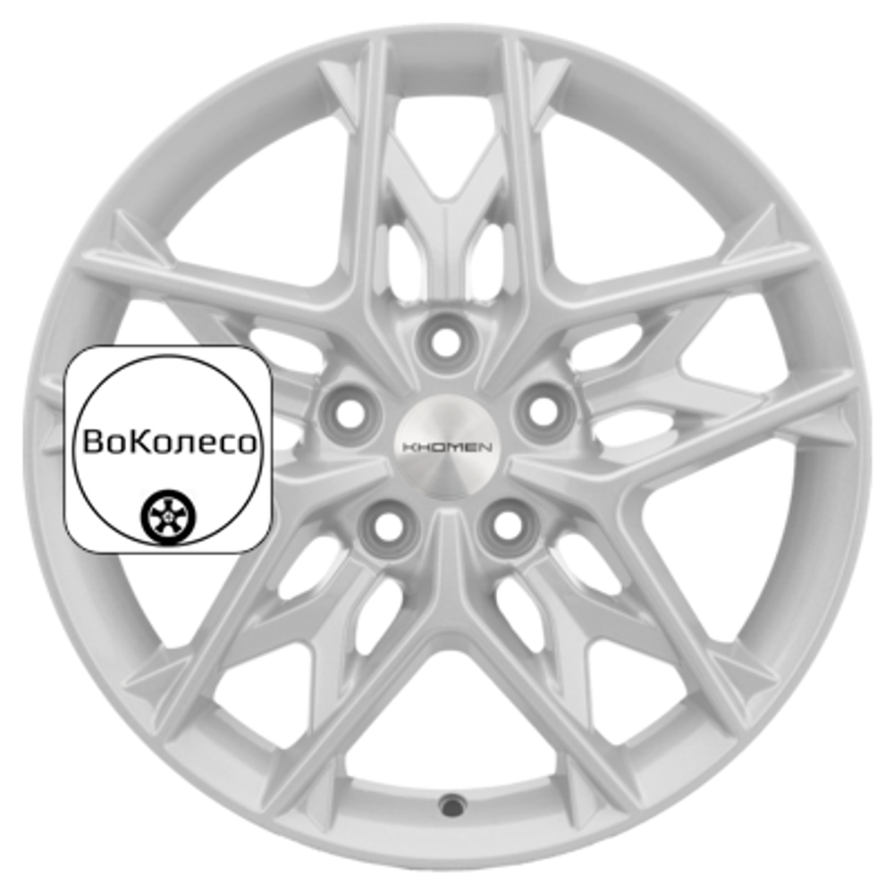 7x17/5x112 ET49 D57,1 KHW1709 (Octavia) F-Silver Khomen Wheels