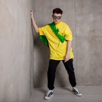 Футболка оверсайз "Bb team YELLOW" подростковая