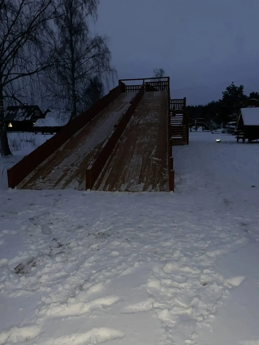 Зимняя горка Савушка Зима 12