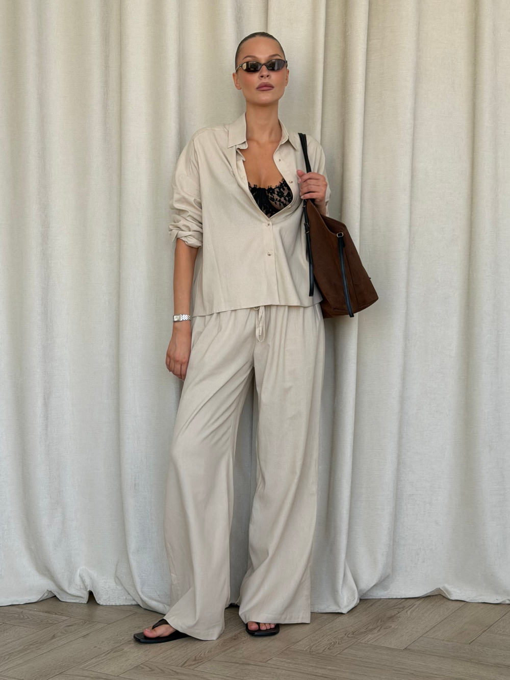 Рубашка LINEN basic