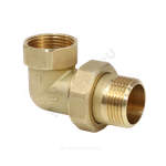 Соединитель латунь американка Ду 25 (1") угловой ВР/НР VALFEX VF.098.L.100