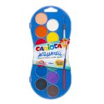 Краска акварель Acquarell Watercolor, с кистью 12 цв, Carioca 42404