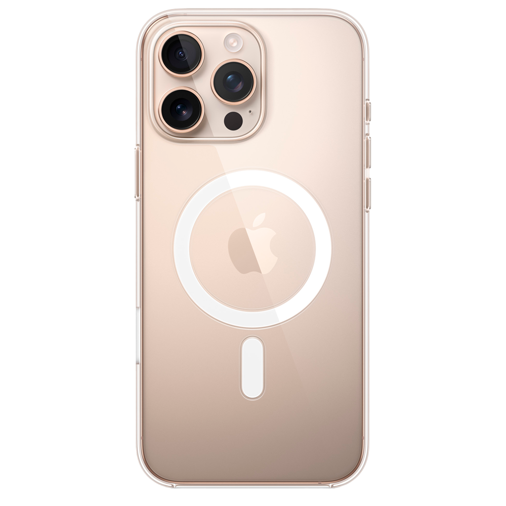 Прозрачный чехол с поддержкой MagSafe Apple Clear Case для iPhone 16 Pro Max