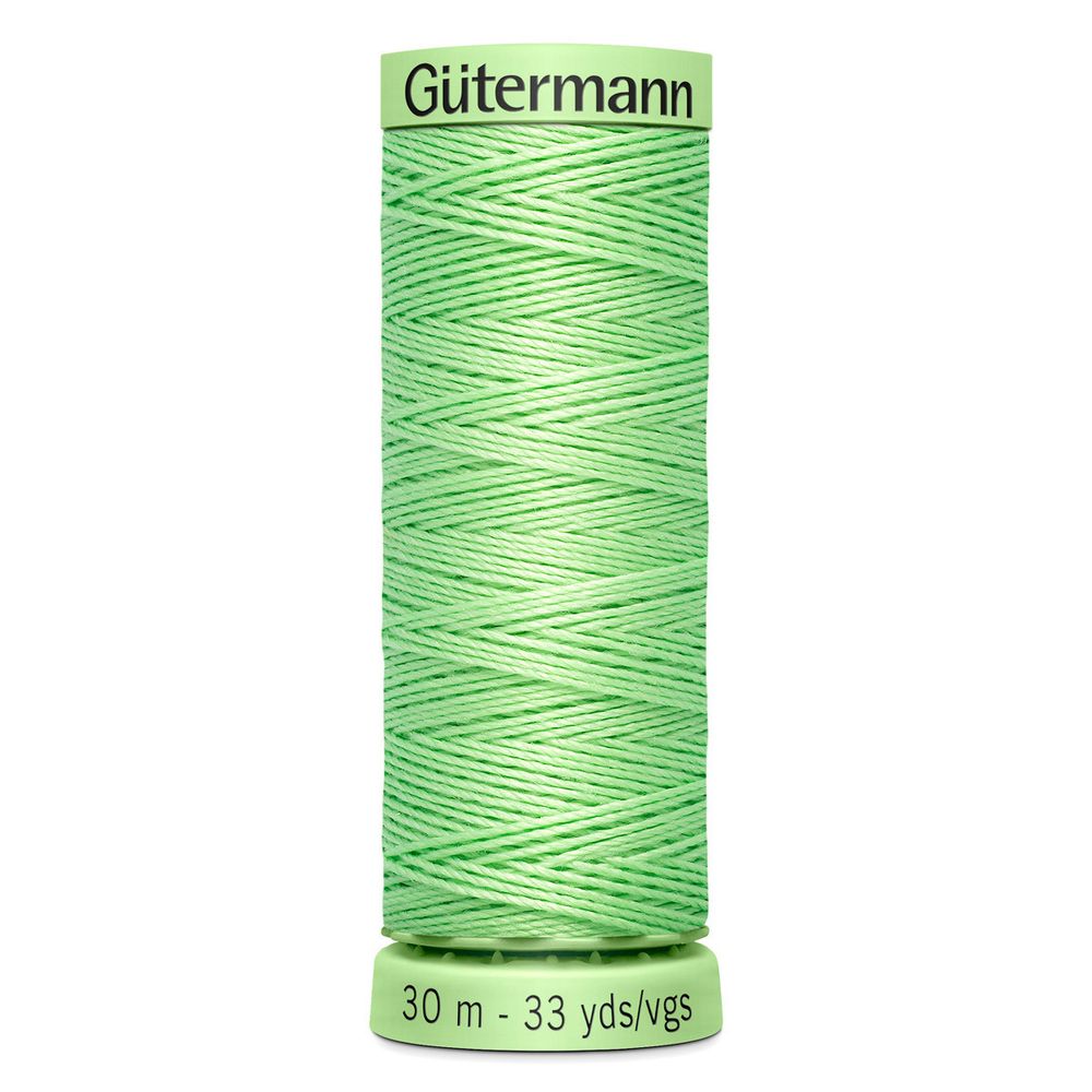 Нитки отделочные Gutermann Top Stitch 30 (30 метров), 5 кат. | 152 бл.салатовый