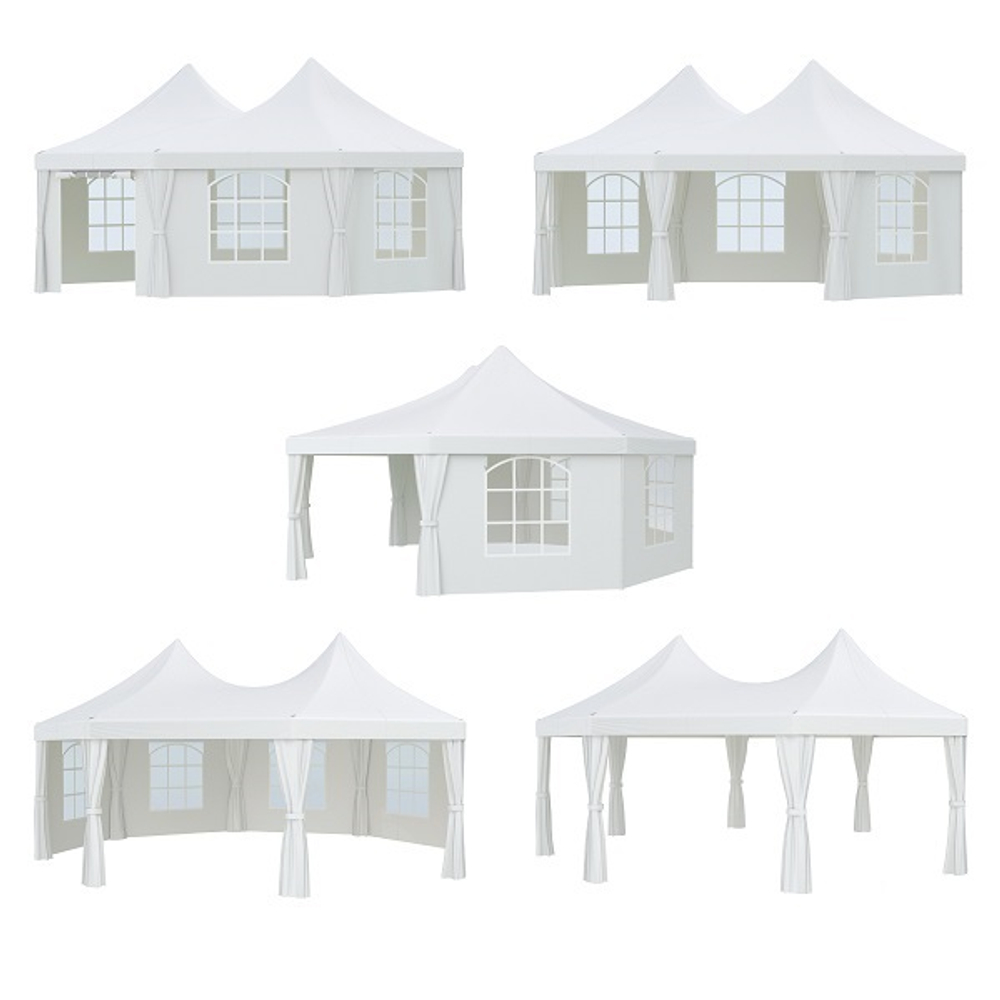 Шатер для мероприятий Green Glade Octagon (сторона 250 см, площадь 30 м²)