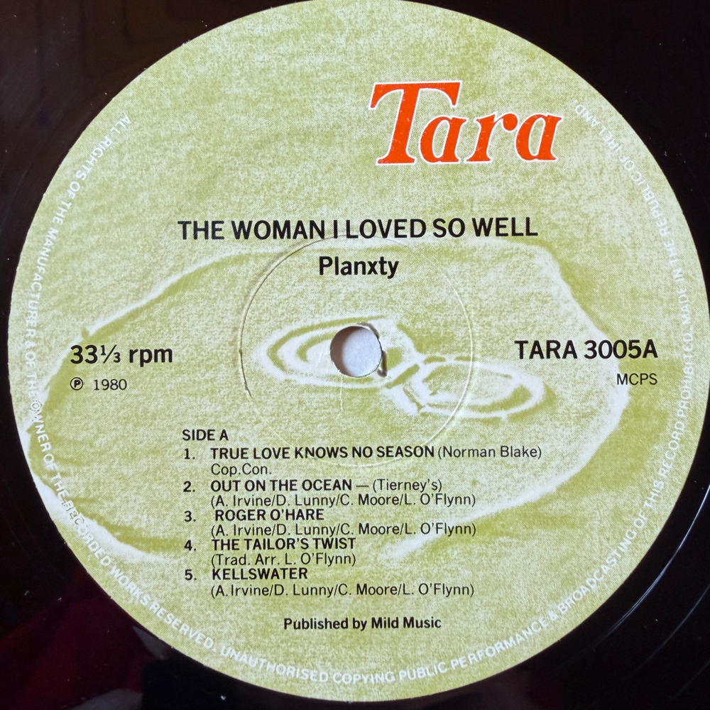 Planxty ‎– The Woman I Loved So Well (Ирландия 1980г.)