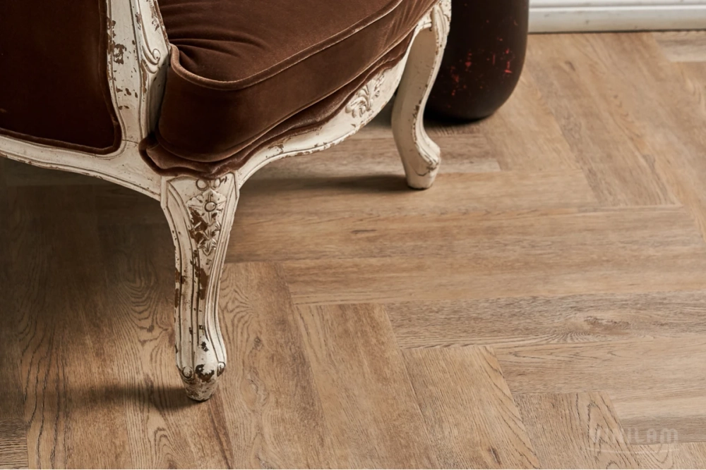 Кварц-винил ISOCORE Vinilam Parquet Herringbone 6,5 мм Паркет Северный 2.07 м2