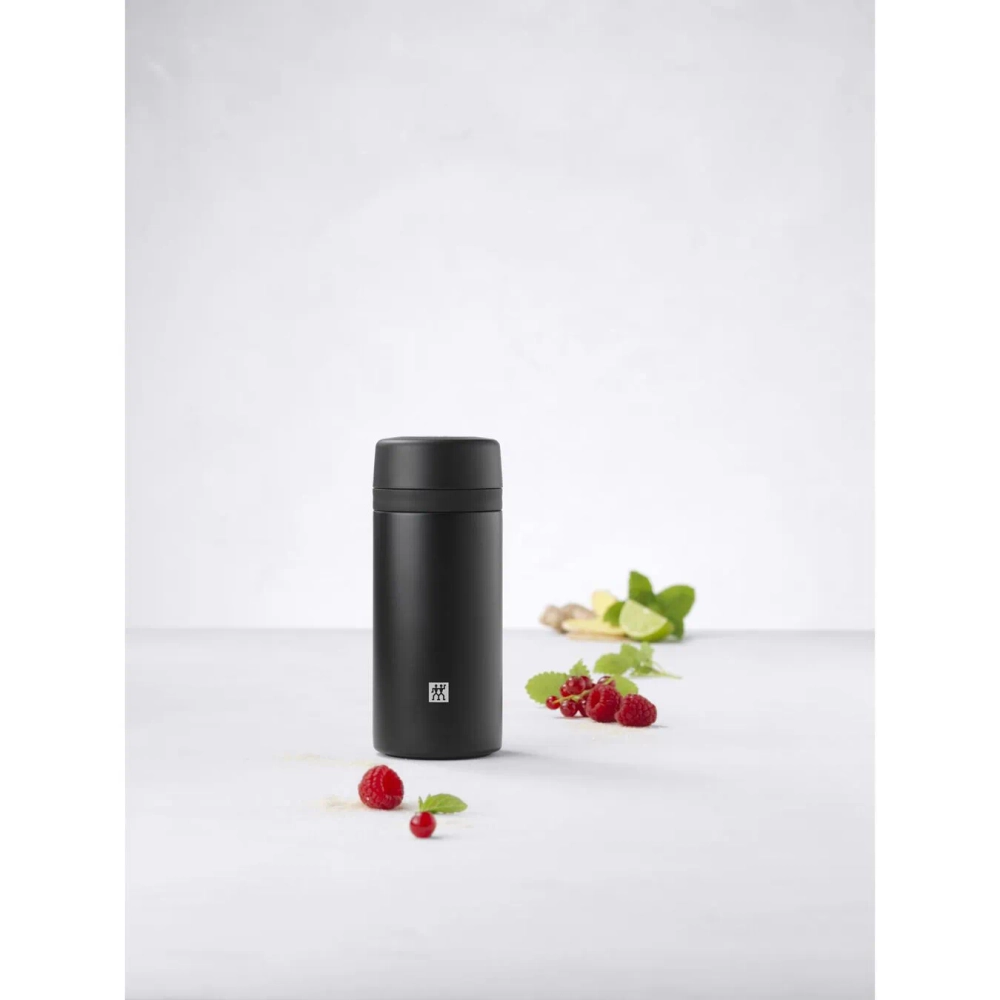 Zwilling Термоконтейнер Thermo 420 мл с заварочным устройством для чая, черный 39500-512-0