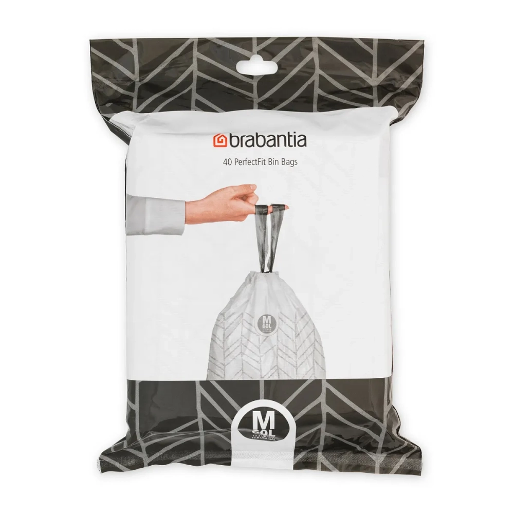 Brabantia Мешки для мусора M 60л 40 шт. EAN 8710755138829