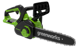 Цепная пила аккумуляторная Greenworks G24CS25K2, 24V, 25см, c АКБ 2Ач и ЗУ  2007707UA