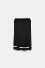 ЮБКА МИДИ С ПОЯСОМ — ZW COLLECTION — ZARA