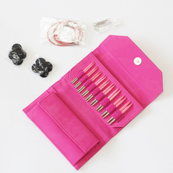 Набор съемных спиц STARTER 12 см 8 пар Blush Fuchsia Lykke