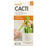 Boon, Cacti, набор щеток для чистки бутылочек, 4 щетки и 1 ваза