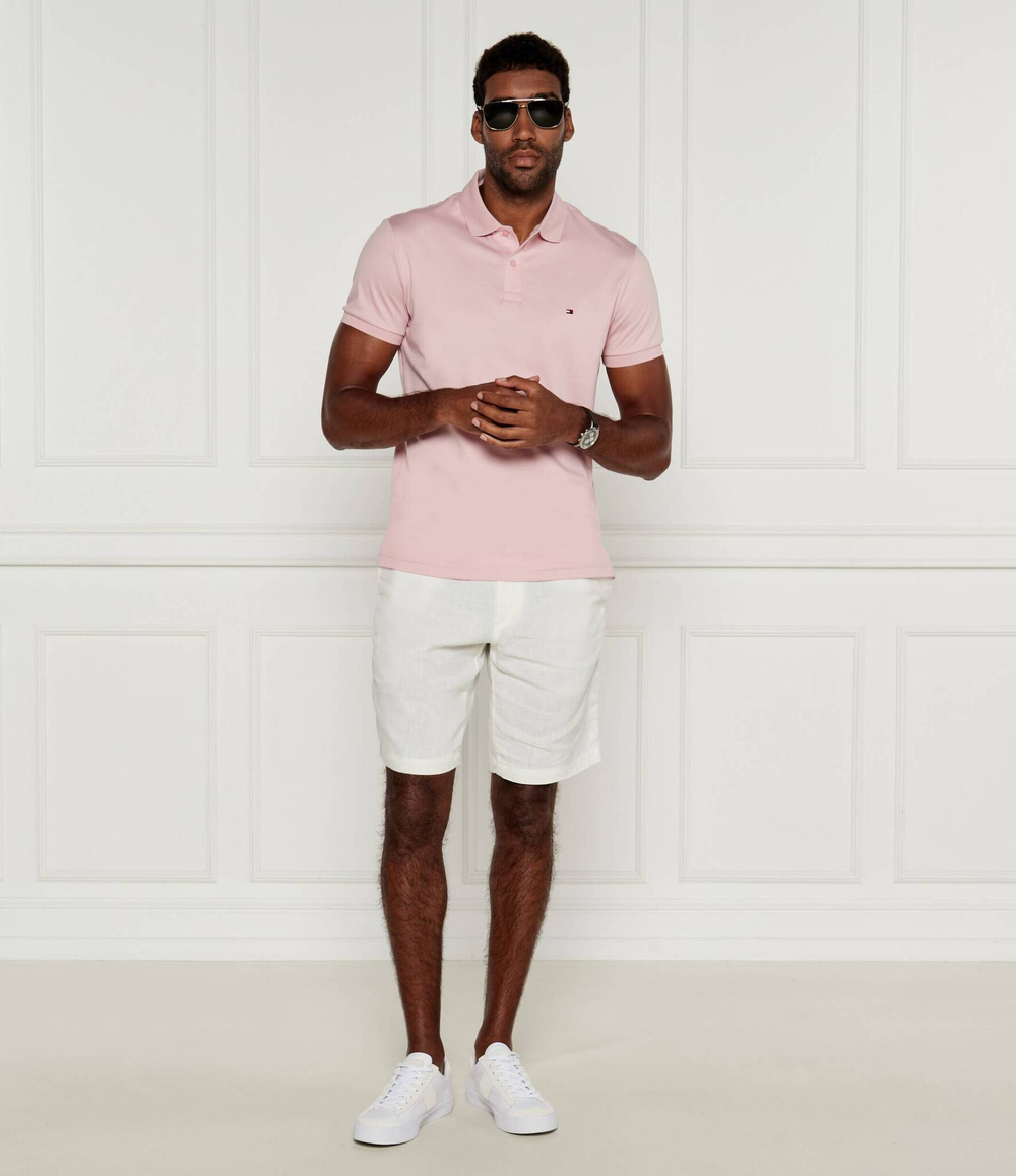 Поло Tommy Hilfiger - розовый(MW0MW35585)
