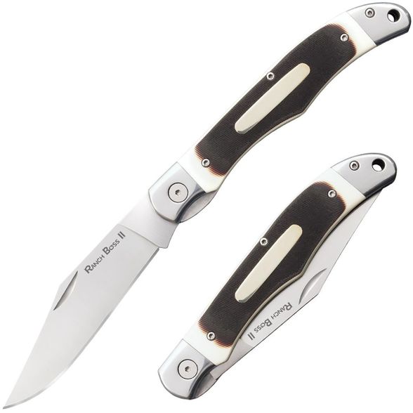 Цена наНож складной Cold Steel Ranch Boss II, сталь SK-5, рукоять G10