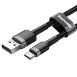 Usb Кабель-зарядка TYPE-C Baseus Cafule 50см (CATKLF-AG1) чёрный