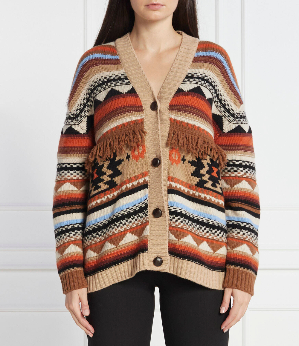 Хлопковый кардиган gleba Weekend MaxMara - бежевый(534606336)