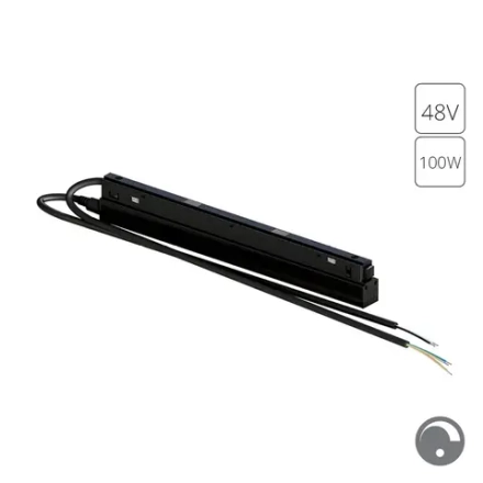 Блок питания встраиваемый в трек 48V 100W для магнитной трековой системы ARTE LAMP LINEA A482706N