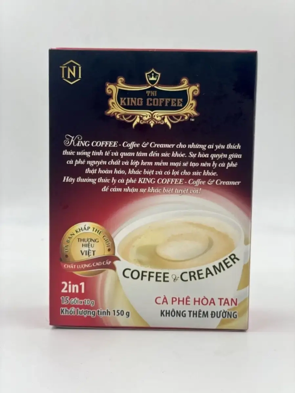 KING COFFEE Creamer Кофе 2в1 Вьетнам/15 шт