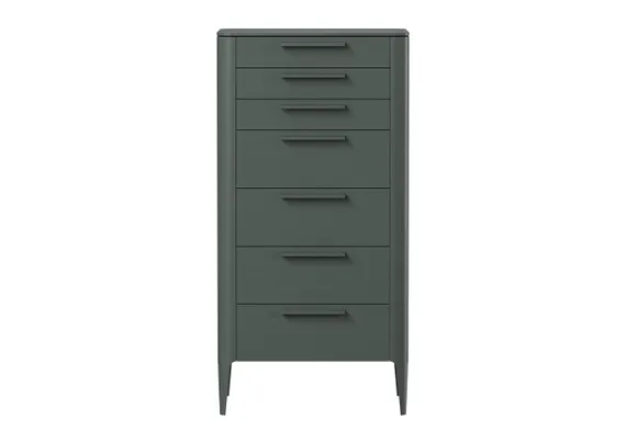 Комод Type oak высокии? 7 ящиков (темно-серый)