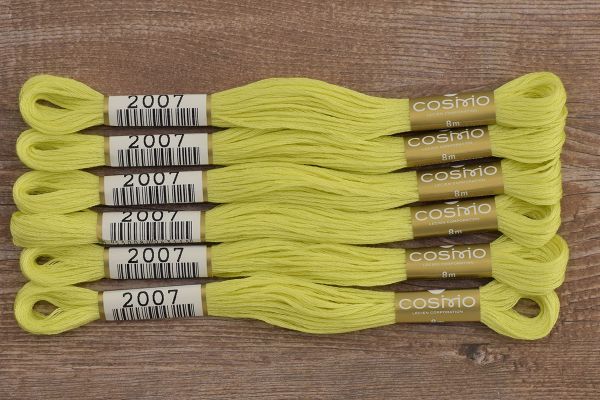 Мулине Lecien Cosmo, цв. 2007 / 6 мот. по 8 метров, в 6 сложений